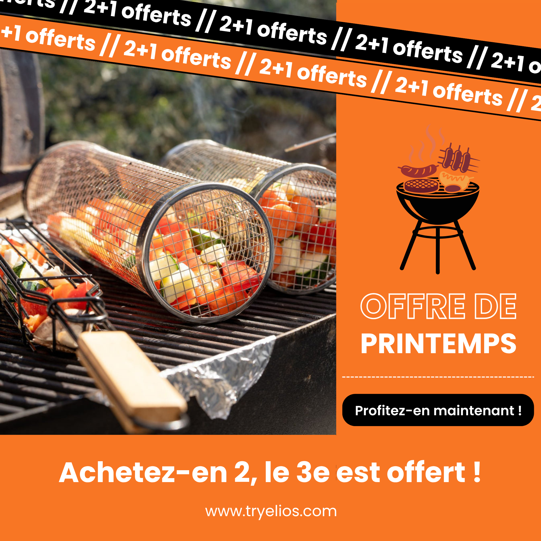 Panier de cuisson barbecue