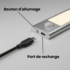 Lampe à détecteur de mouvement magnétique