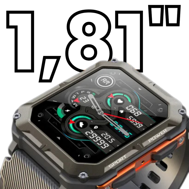 Écran HD cristallin de 1,81 pouces