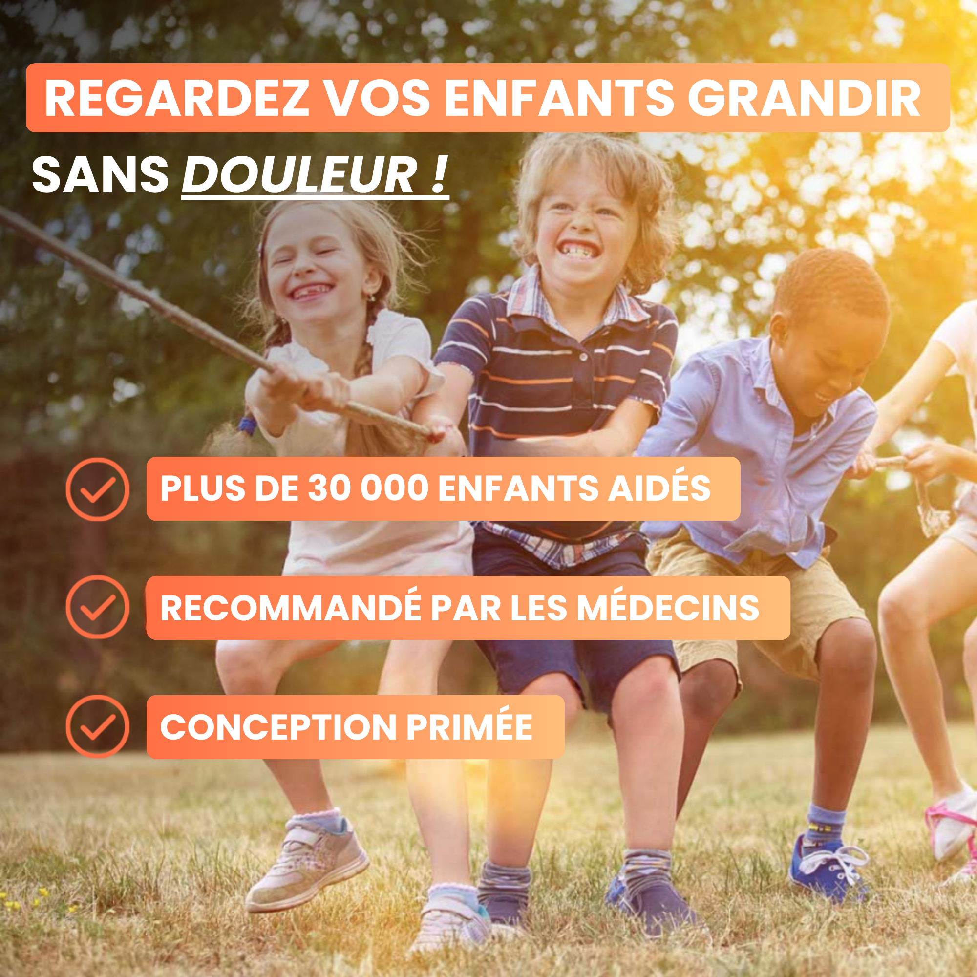Semelles de massage pour enfants