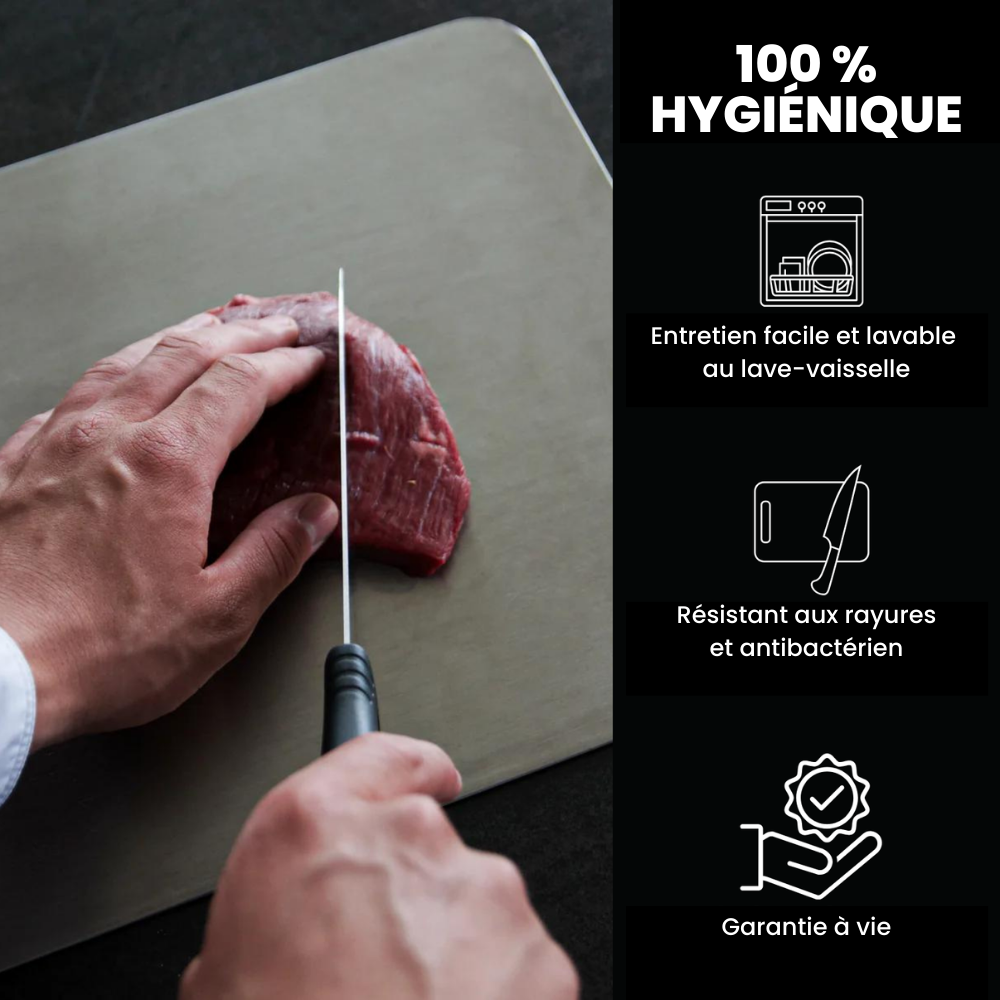 PLANCHE À DÉCOUPER 100% TITANE