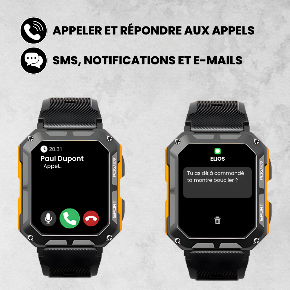 Montre bouclier