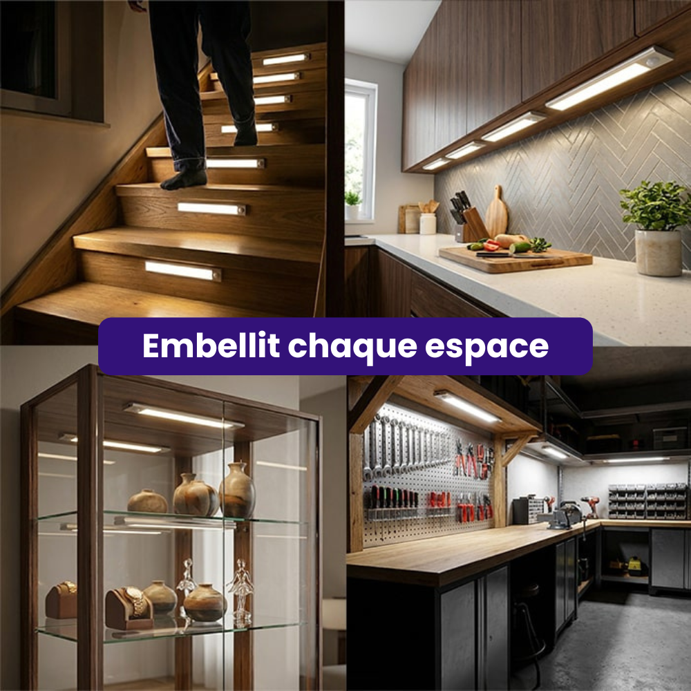 Lampe à détecteur de mouvement magnétique