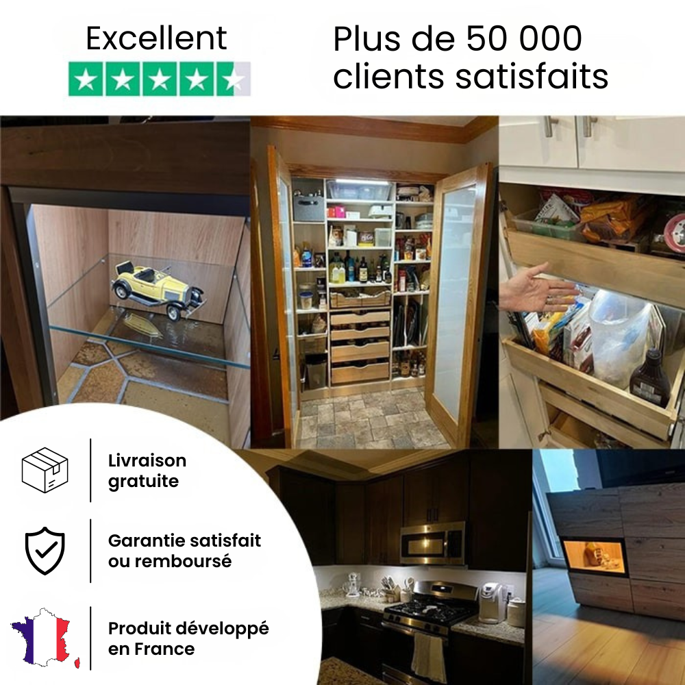 Lampe à détecteur de mouvement magnétique