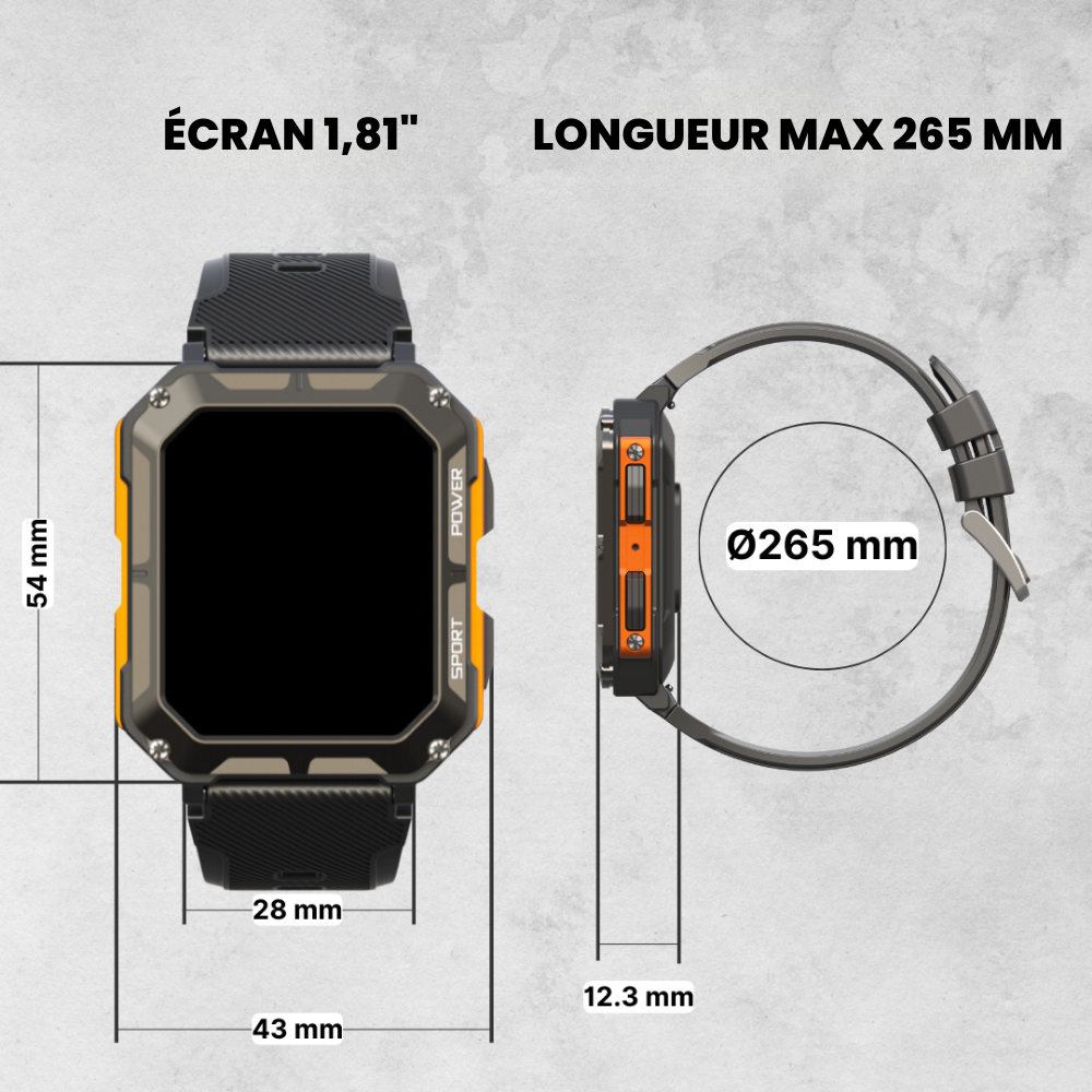 Montre bouclier