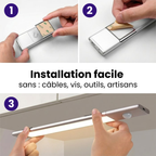 Lampe à détecteur de mouvement magnétique