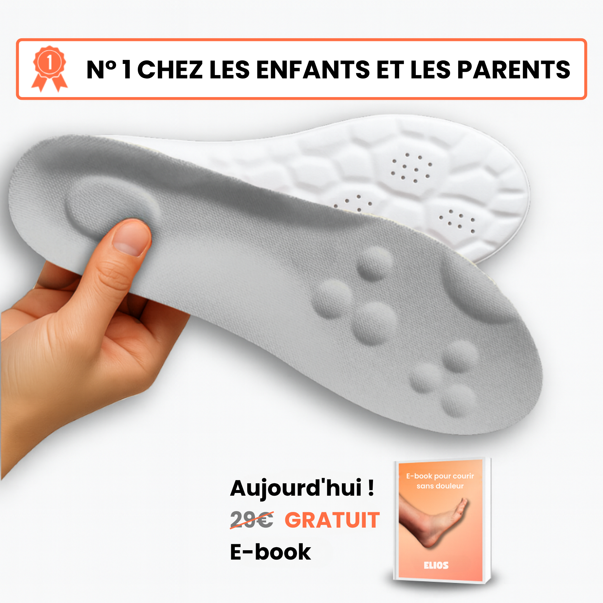 Semelles de massage pour enfants